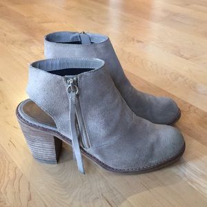 Dolce Vita suede open slingback back Booties